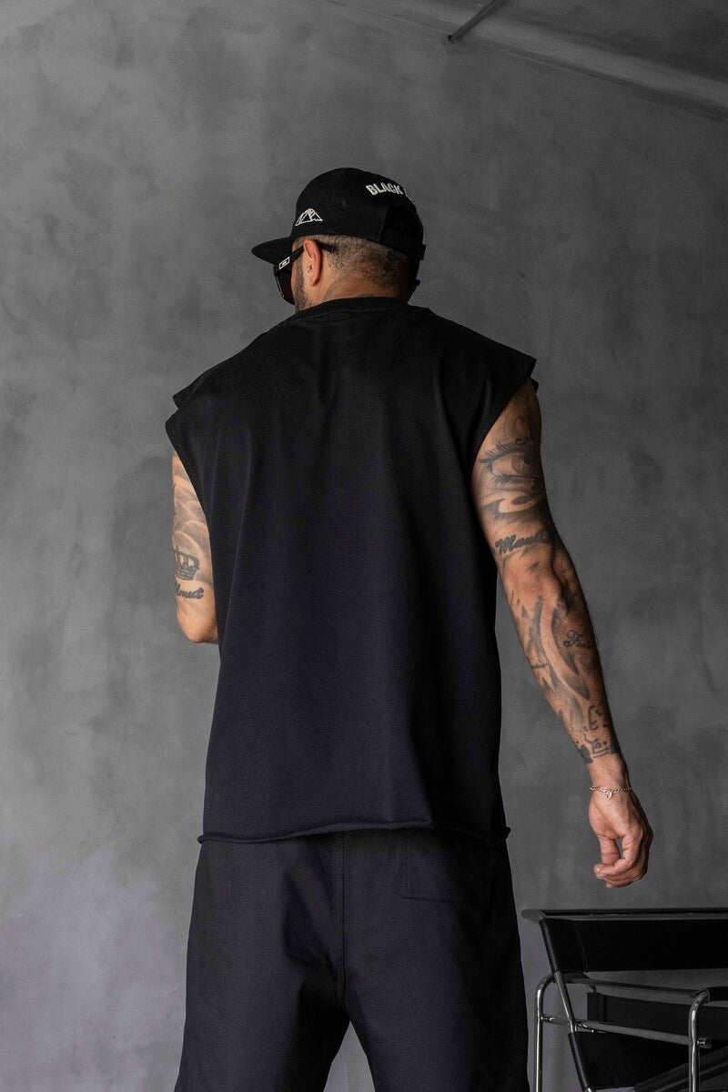 Printed Black Singlet 1885
