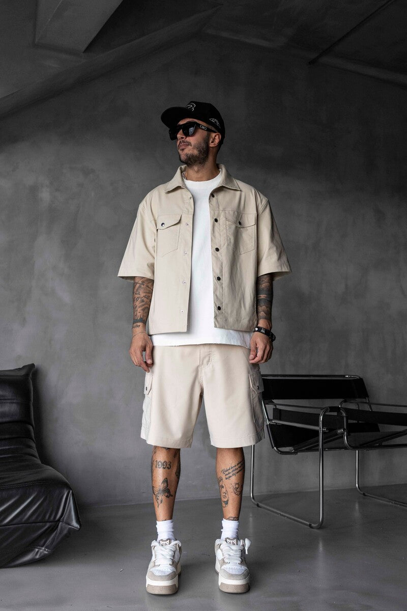 Shirts & Shorts Beige 17133-32