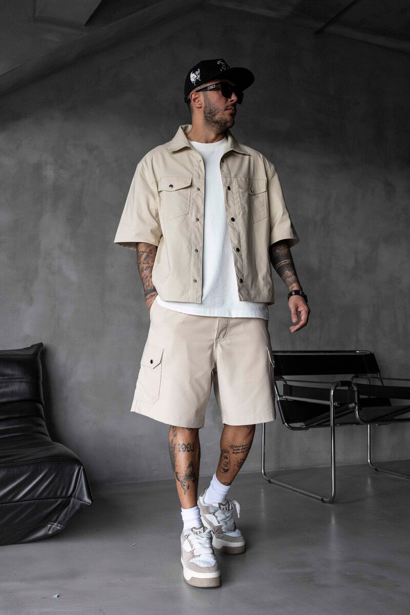 Shirts & Shorts Beige 17133-32
