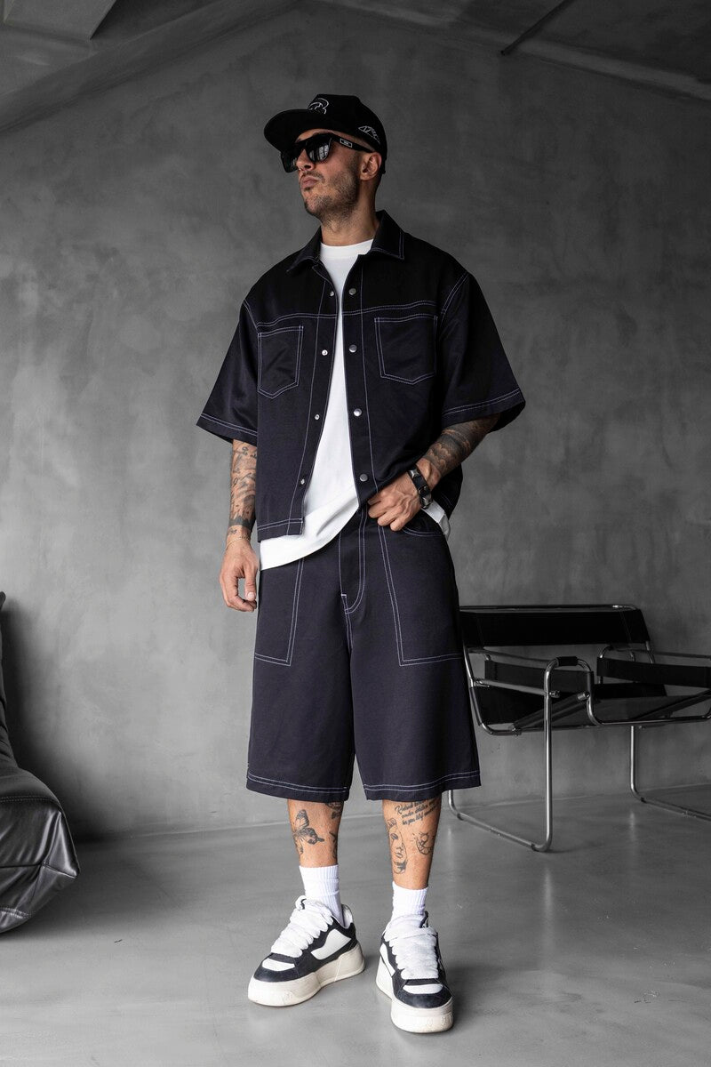 Shirts & Shorts Black 17164-66