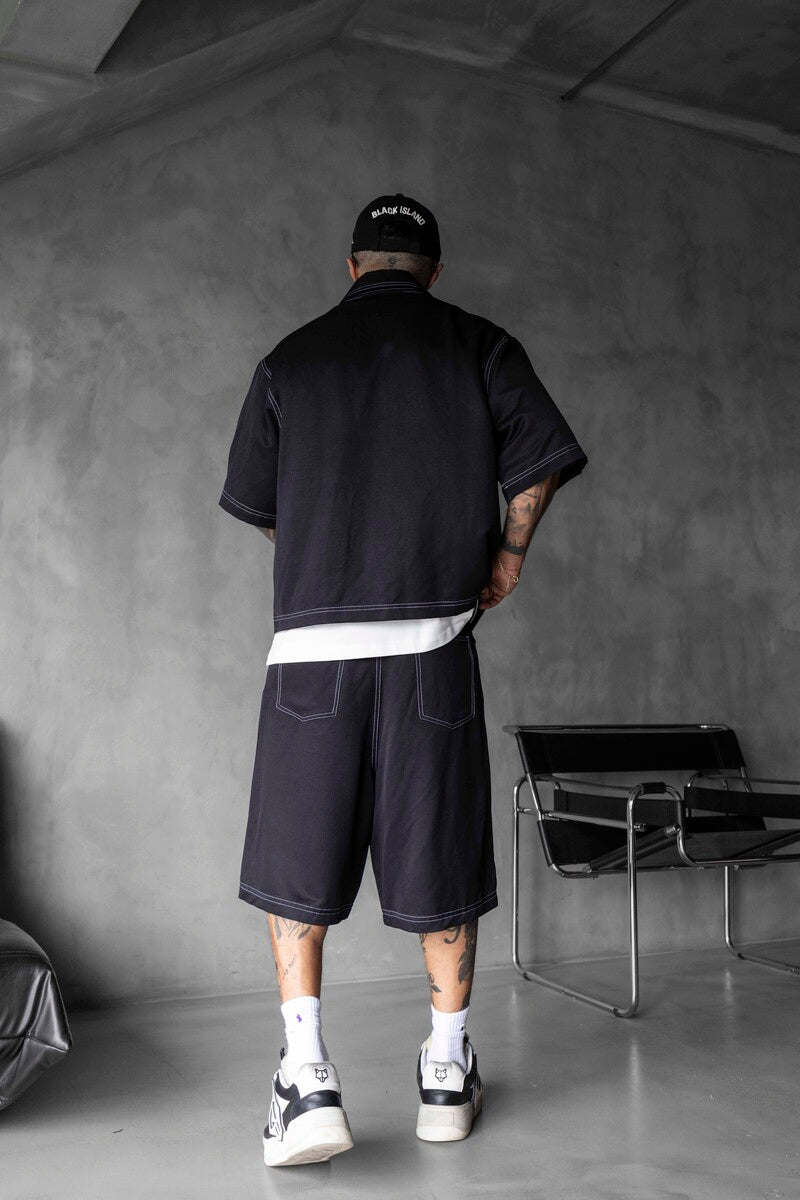 Shirts & Shorts Black 17164-66
