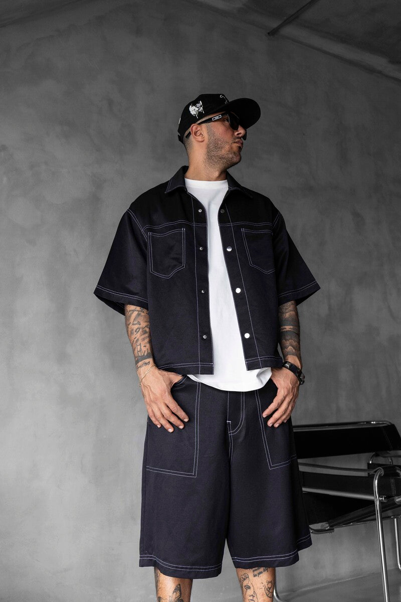 Shirts & Shorts Black 17164-66