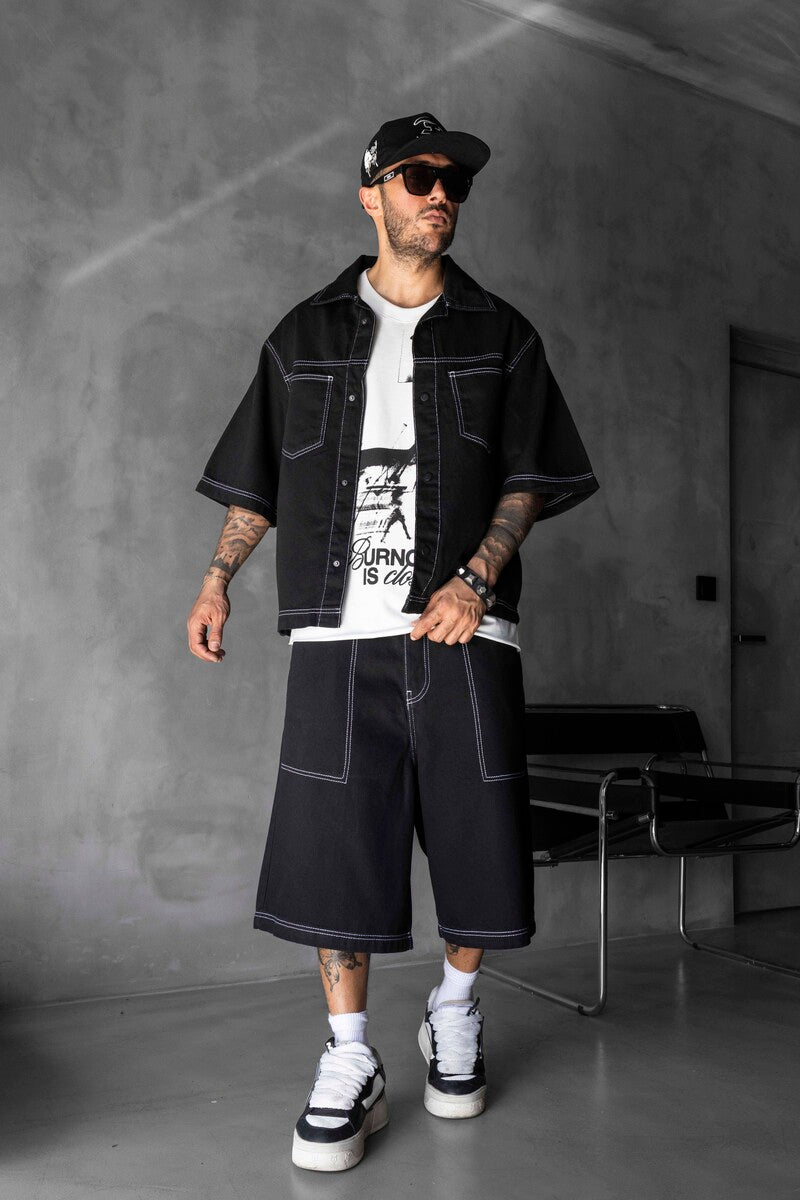 Shirts & Shorts Black 17189-91