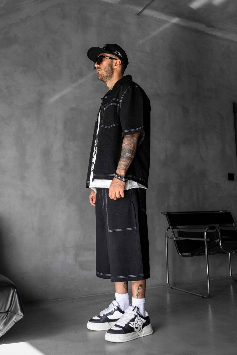Shirts & Shorts Black 17189-91