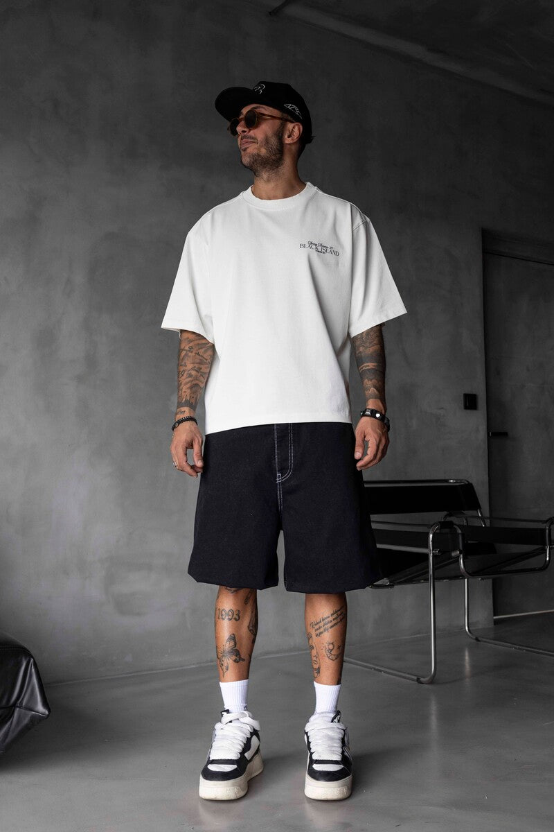 SPRING SUMMER WASHED T-SHIRT WHITE 1853