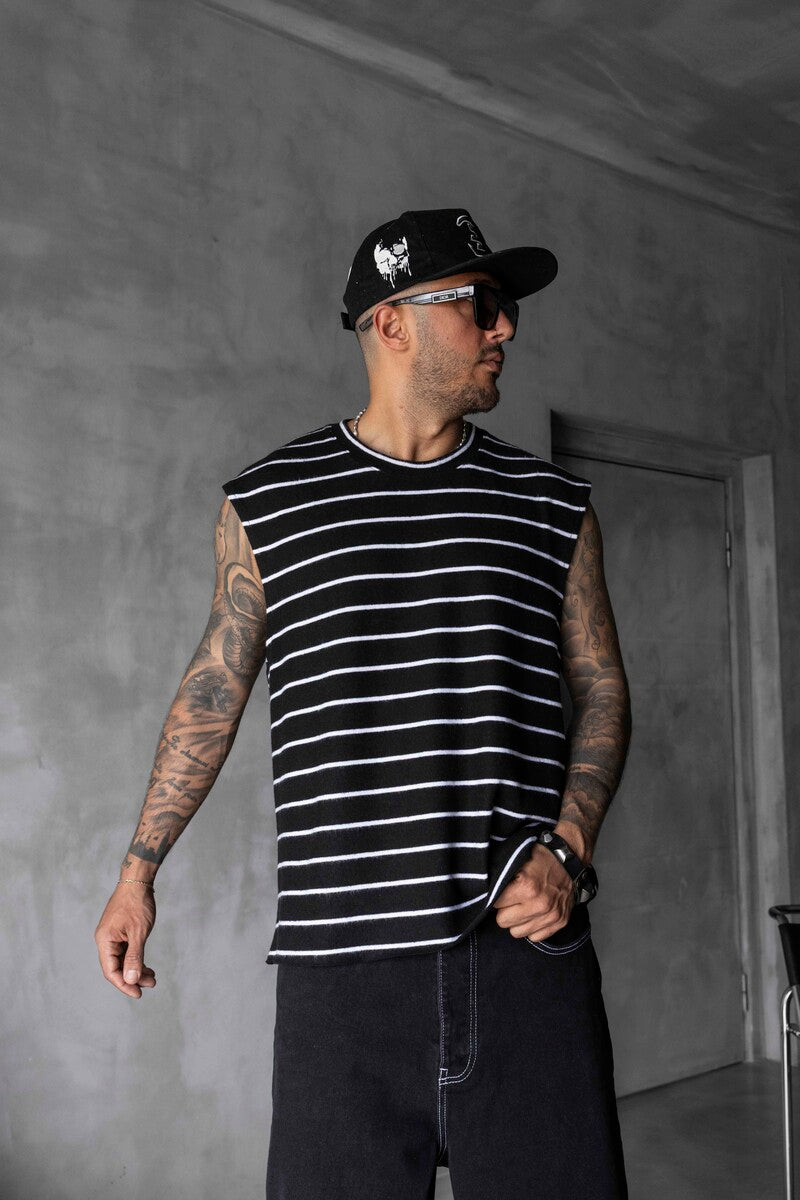 Striped Black Singlet 1897