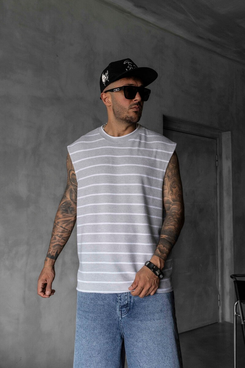Striped Gray Singlet 1897