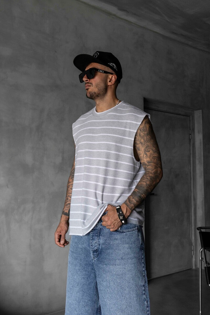 Striped Gray Singlet 1897