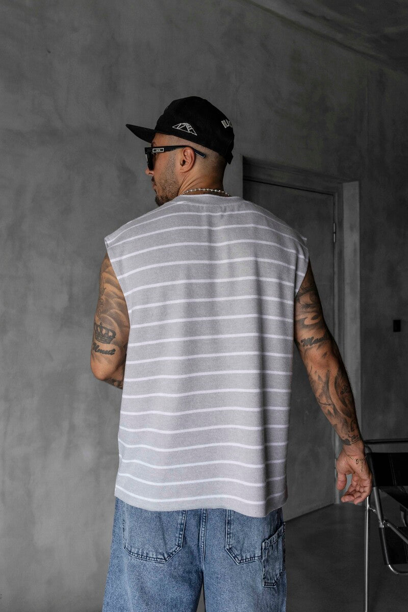 Striped Gray Singlet 1897