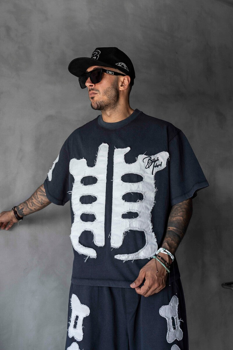 Summer Shorts & Tee Set Black 1906-1907
