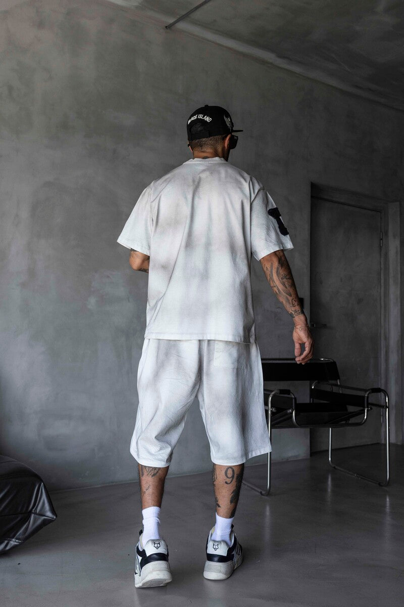 Summer Shorts & Tee Set White 1906-1907