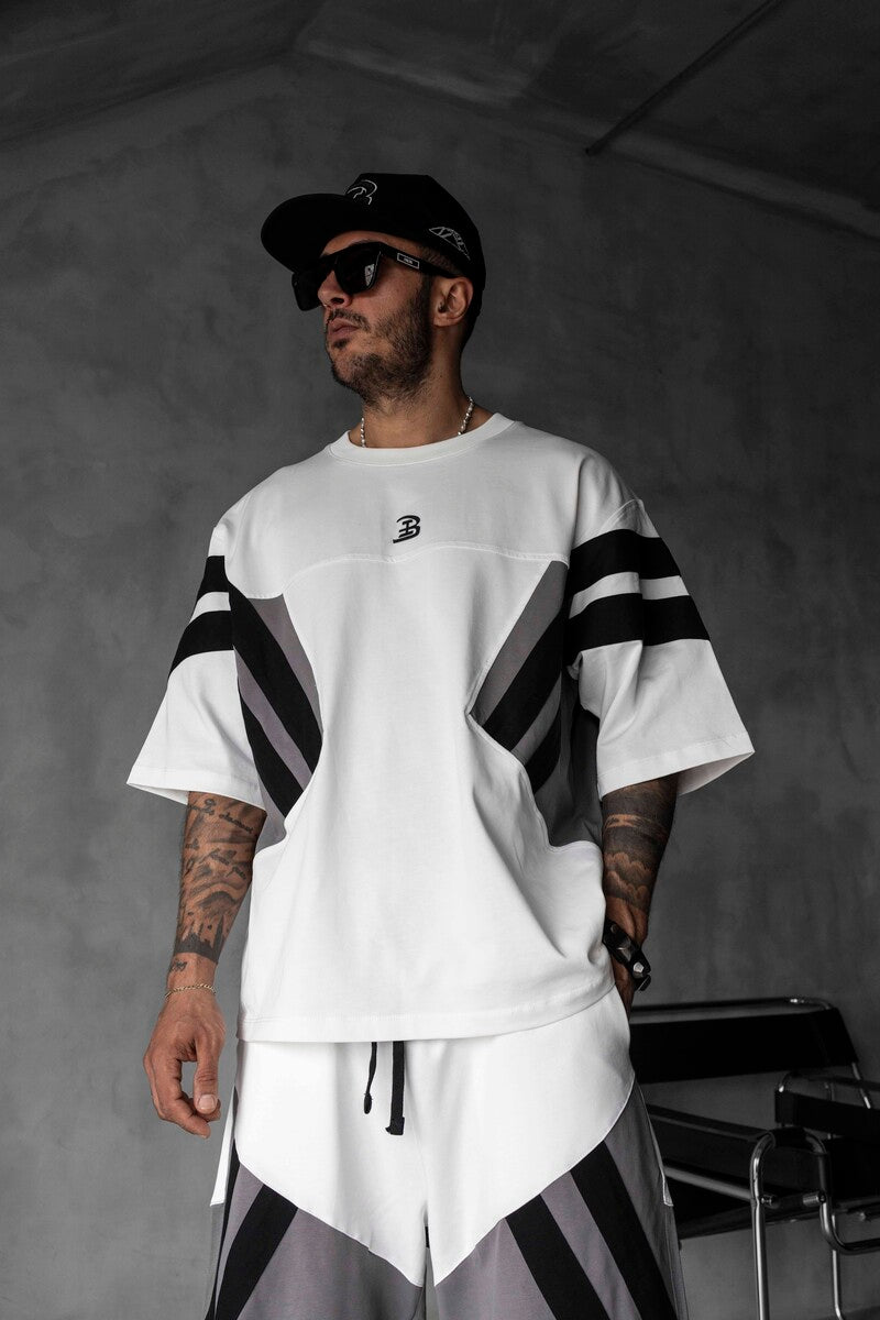 Summer Shorts & Tee Set White 1866-67