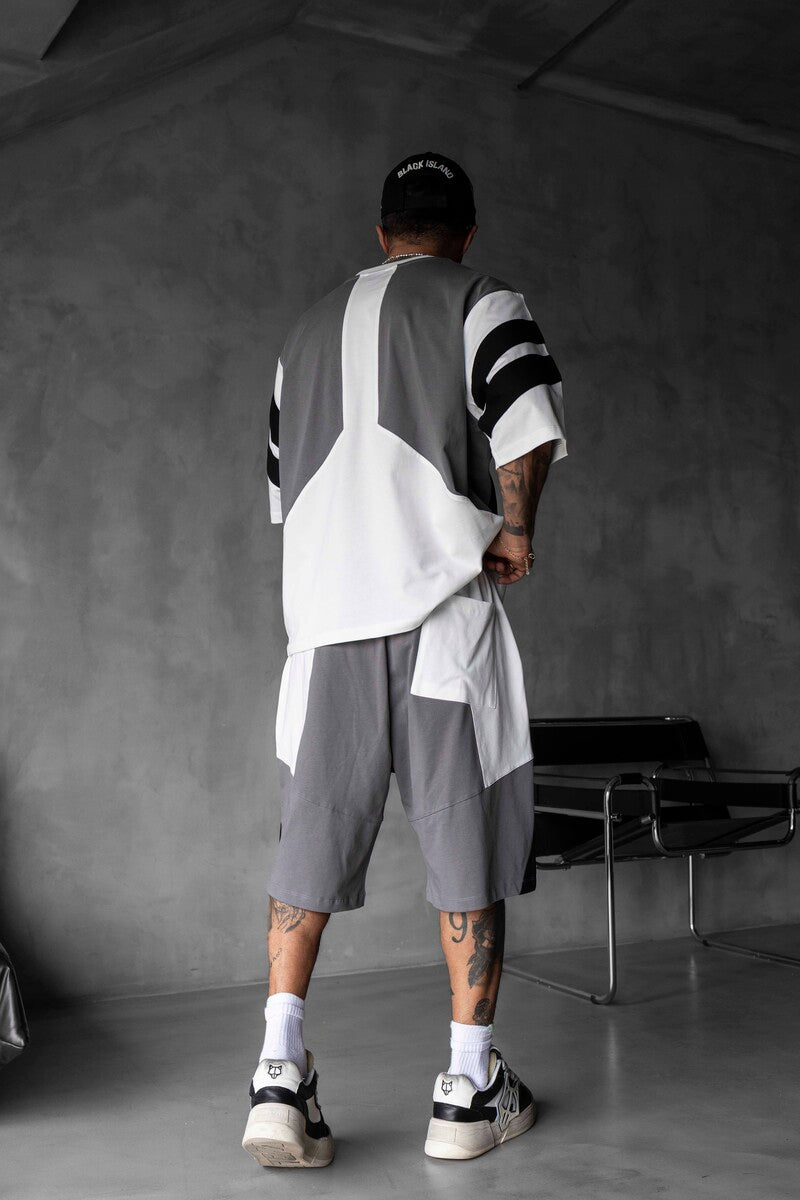 Summer Shorts & Tee Set White 1866-67