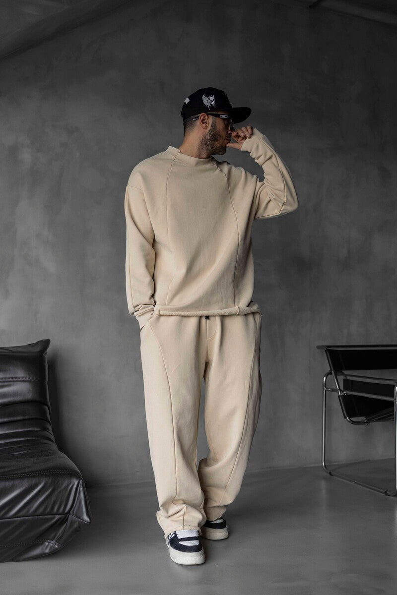 urban tracksuıt beige 1773-74