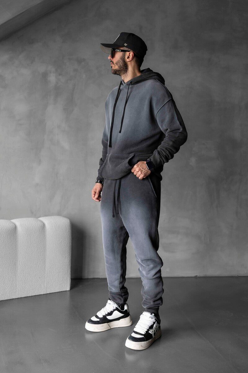 Urban Tracksuit Washed Antrasit 1519-20
