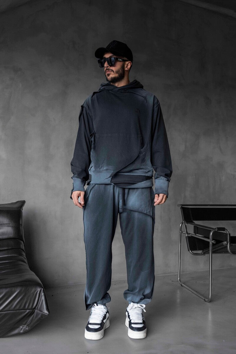 Urban Tracksuıt Washed Black 1815-20