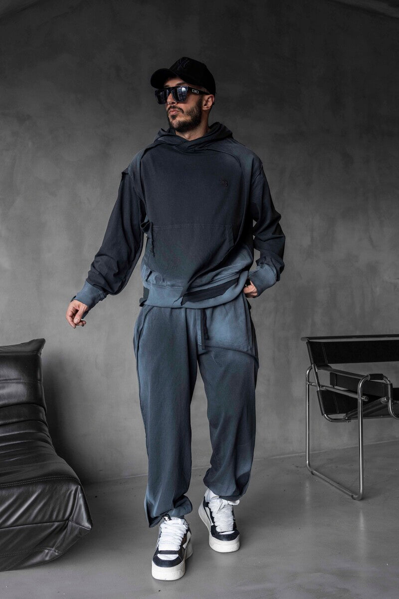 Urban Tracksuıt Washed Black 1815-20