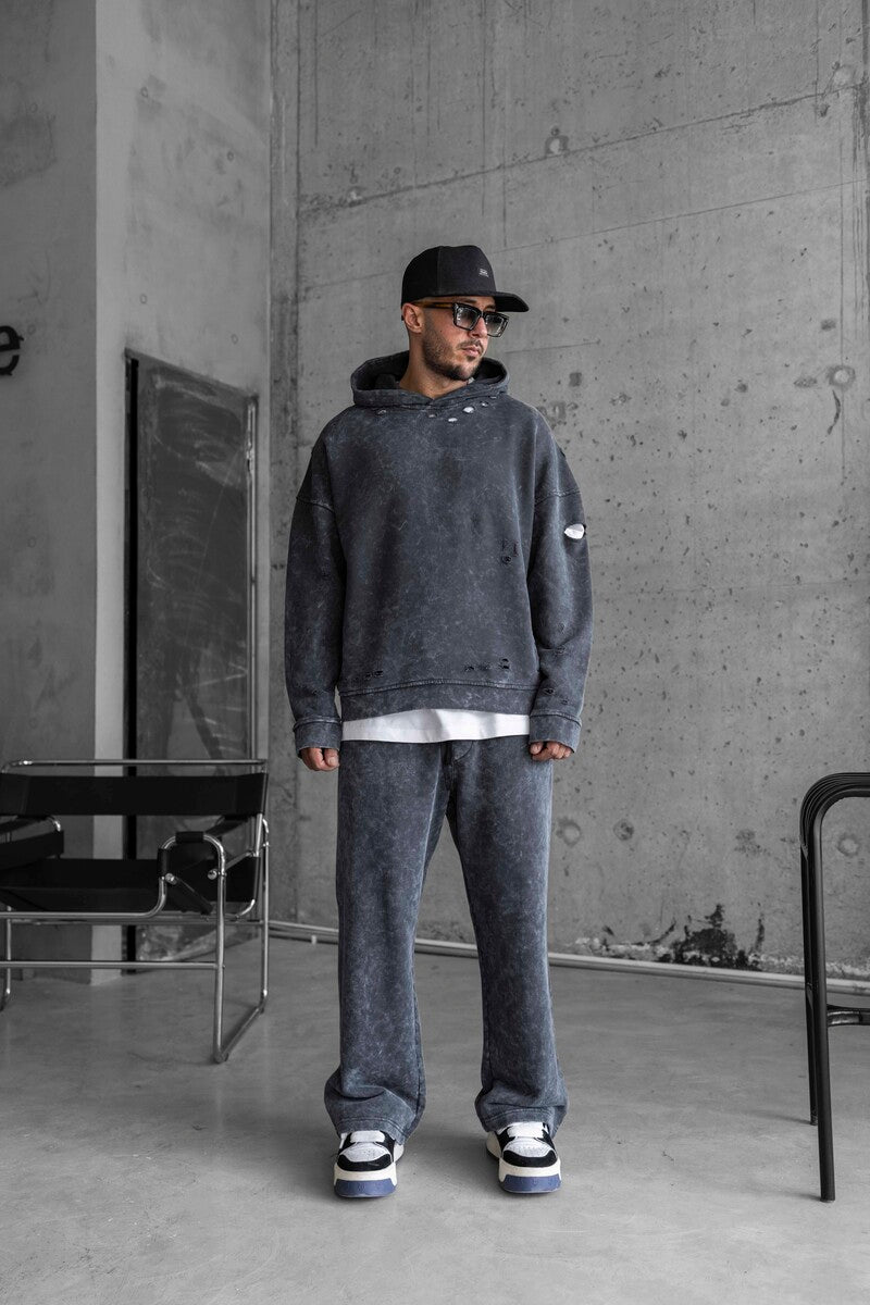 WASHED antrasit tracksuıt 1778-79