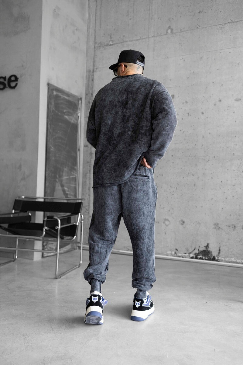 Washed black tracksuıt 1662-64