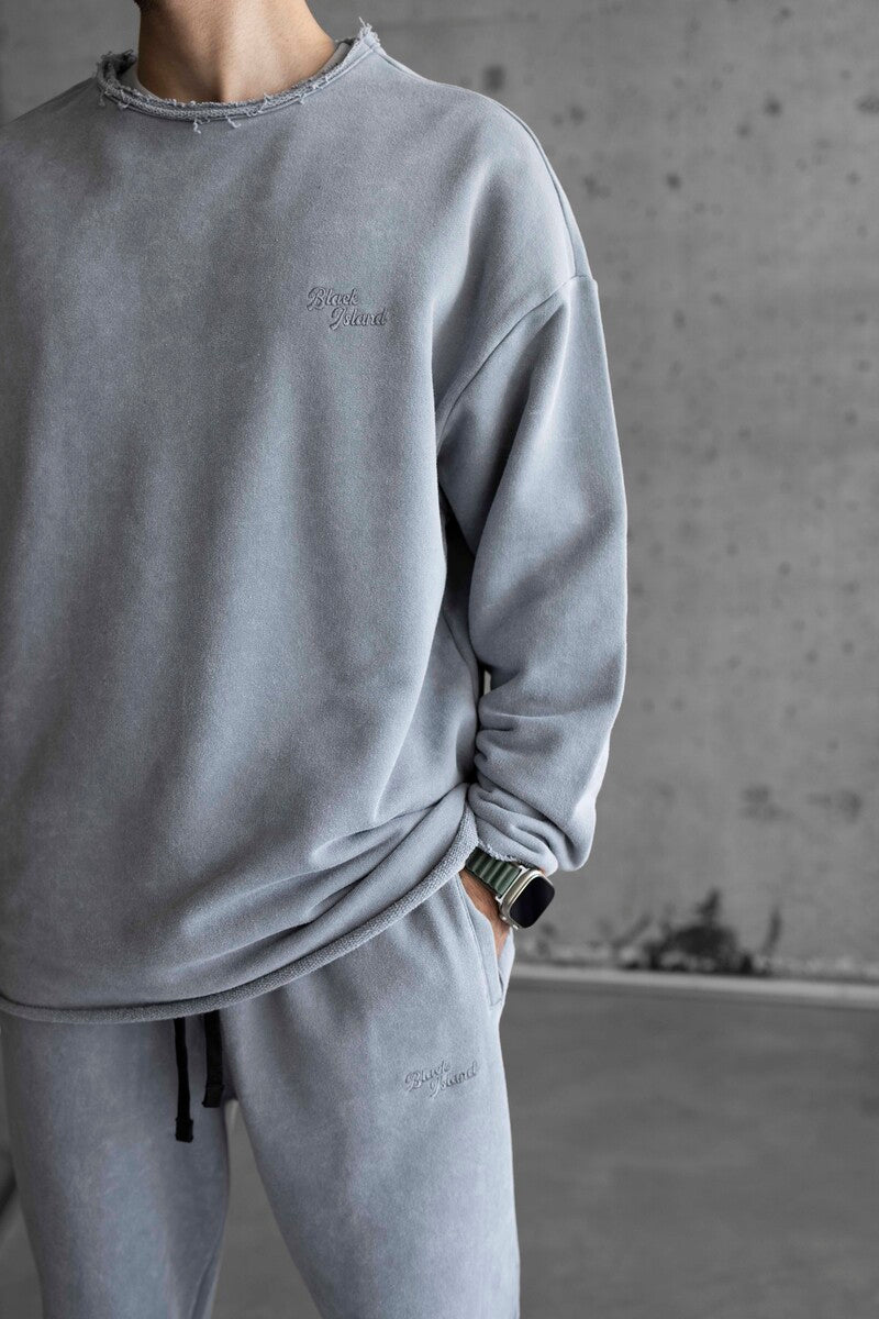 washed gray tracksuıt 1662-64