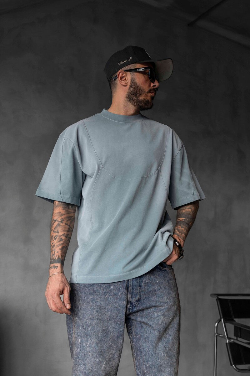 WASHED T-SHIRT LIGHT BLUE 1821