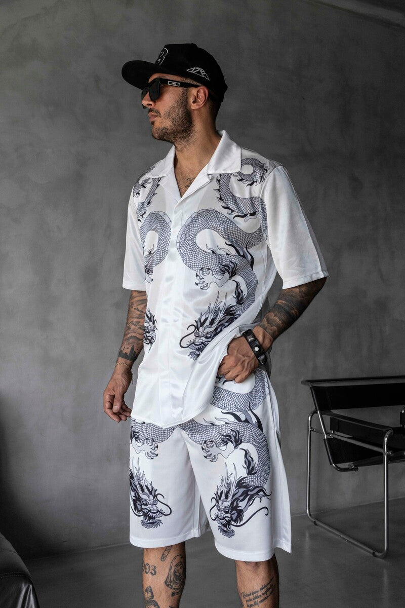 White Satin Suit 10947